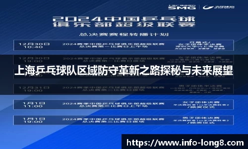 上海乒乓球队区域防守革新之路探秘与未来展望